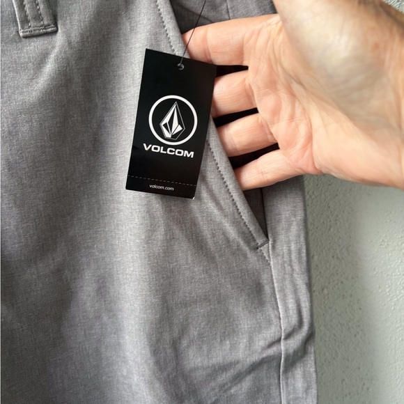 Volcom Kerosene Hybrid Shorts Size 32 Men Gray Pockets Surf Beach Cruise Stretch - Picture 7 of 16